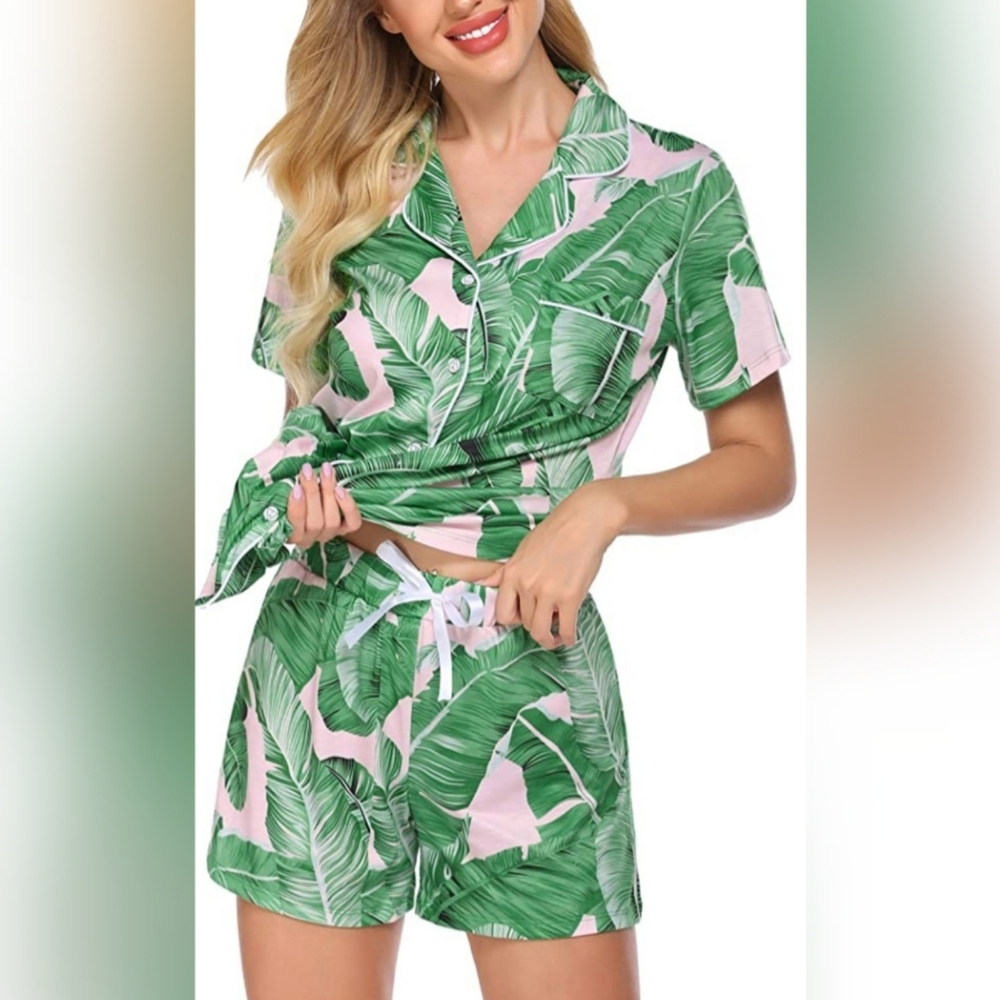 🌞Short Sleeve Sleepwear - Picture 3 of 4